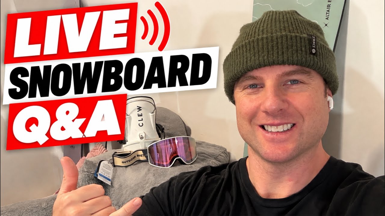 🔴LIVE Snowboard Chat – Let's Talk Gear, Tricks & Riding!