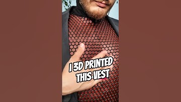 I 3D printed this vest with my Bambu P2S for a Netflix premiere #3dprinting #diy #fashion