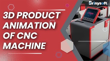 3D Product Animation of CNC Machine | Professional 3D Product Marketing Video | Brinysoft Animation