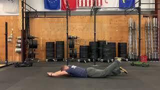 Prone flutter kicks Exercise