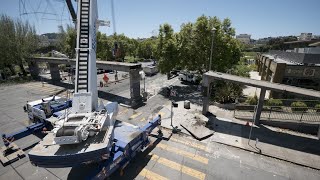 Time-lapse: Removing the Steiner Bridge