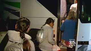 Hundreds Take Bus To Participate In Sacramento Immigration Bill Rally