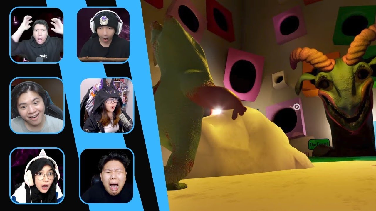 (Reaksi Gamers) Super Banban vs Monster aneh 😱❗❗ | Garten of Banban 0