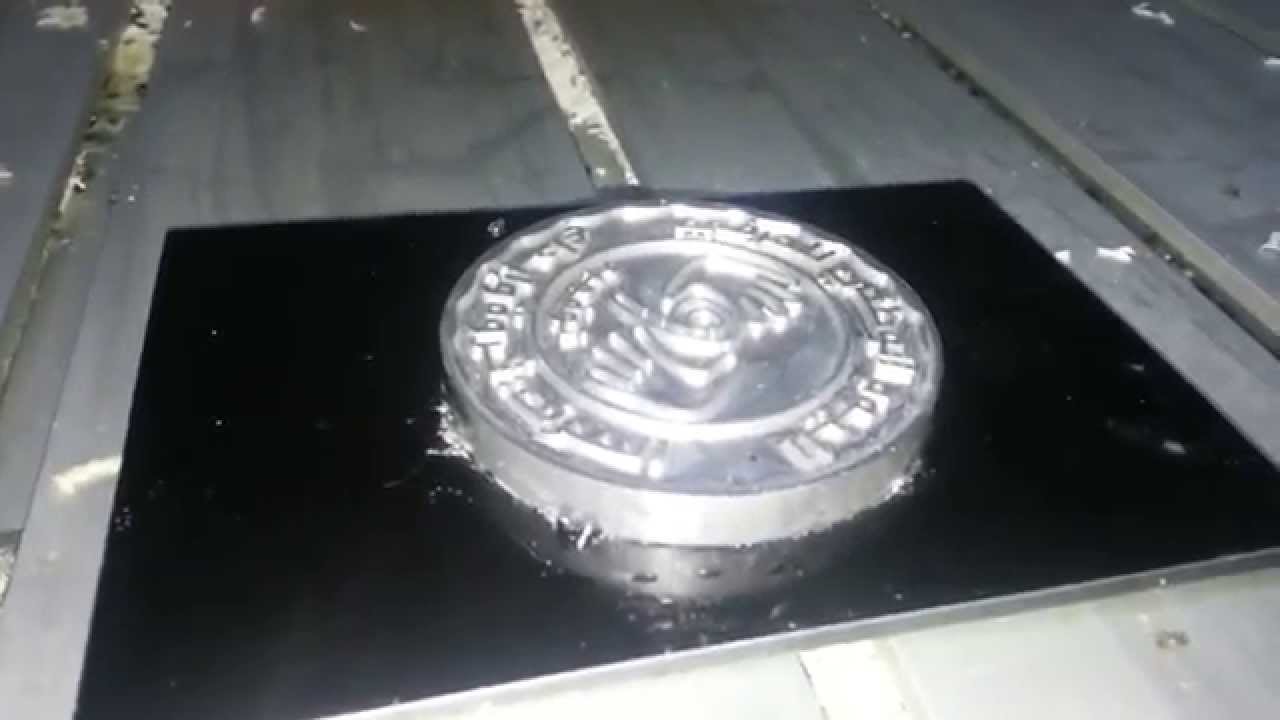 medal engraving cnc gravure sur aluminium medaille YouTube