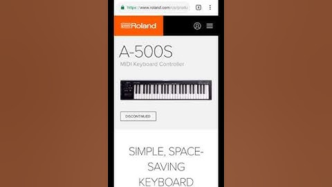 Roland cakewalk a-500s android