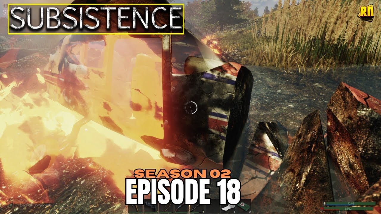 Первая добыча после крушения самолёта! Игровой процесс Subsistence [S02E18]