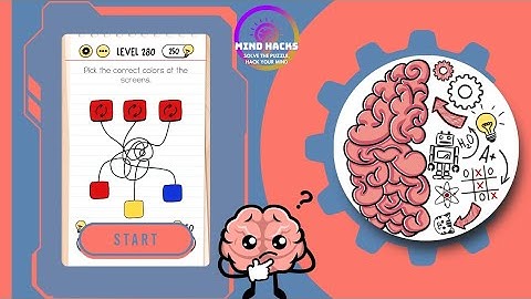 Brain Test: Pick the correct colors at the screens. | Level 280