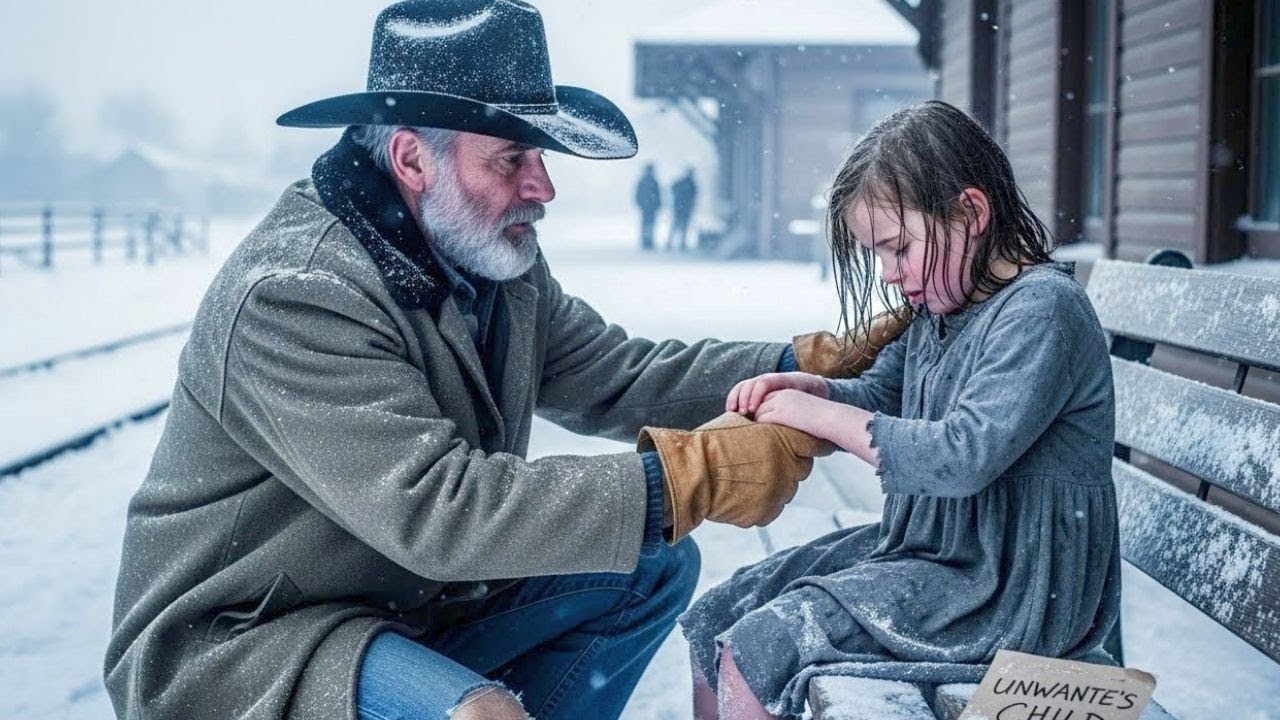 Left to Freeze With a Note “Unwanted The Rancher Saved a Little Girl and Whispered “You’re Safe Now”