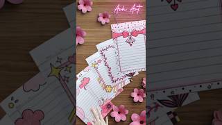 4 Simple Drawing Border Design for Project Front Page ✨Beautiful Drawing Ideas for Title Page Design