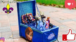MARDIGRAS SHOEBOX FLOAT SCHOOL PROJECT | ELSA/FROSEN | EDUCATIONAL | LEARNING | TUTORIAL