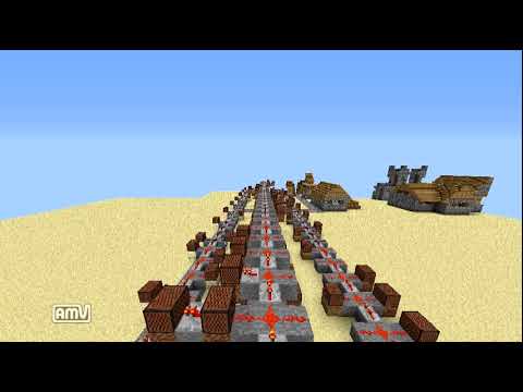 【音ブロック】Minecraftで砂の惑星【ハチ】