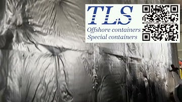 TLS Offshore lab containers with A60 dressing on site