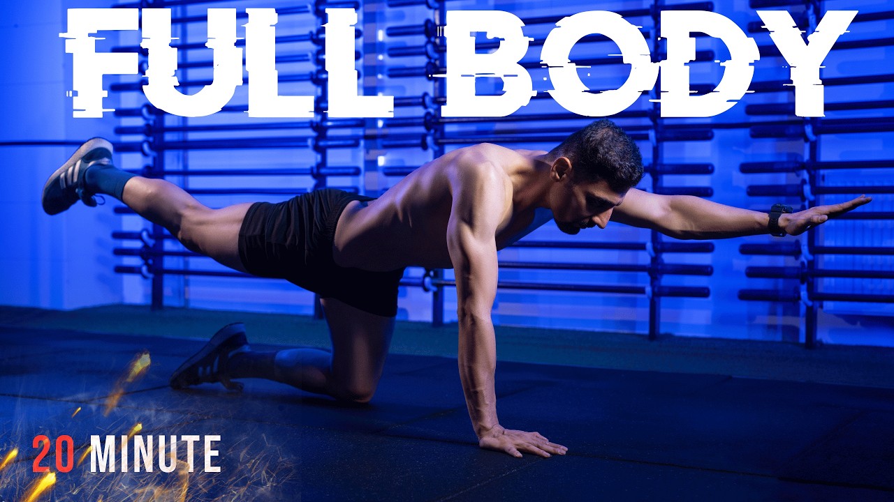 20 Min Fat Burning HIIT Workout | Burn 500 Calories (Full Body, At Home ...