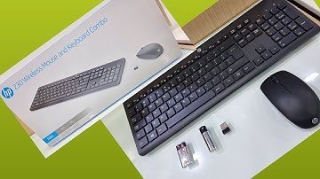 hp 230 wireless keyboard and mouse combo  brief look #hp #keyboard