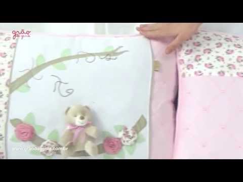 Kit Cama Babá Primavera Baby Rosa | Ref: 47801