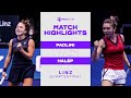 Jasmine Paolini vs. Simona Halep | 2021 Linz Quarterfinal | WTA Match Highlights