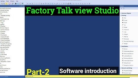 FactoryTalk View Studio || Rockwell Software || SCADA Software Introduction || #part2