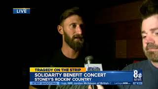 KLAS 8 News Now – Stoney's Rockin' Country - Solidarity Concert