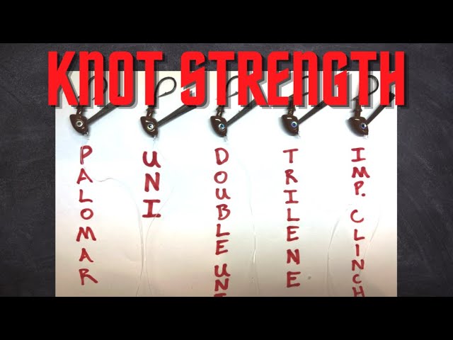 Uni Knot vs. Palomar Knot: Knot Strength Test For Braided Fishing Line 