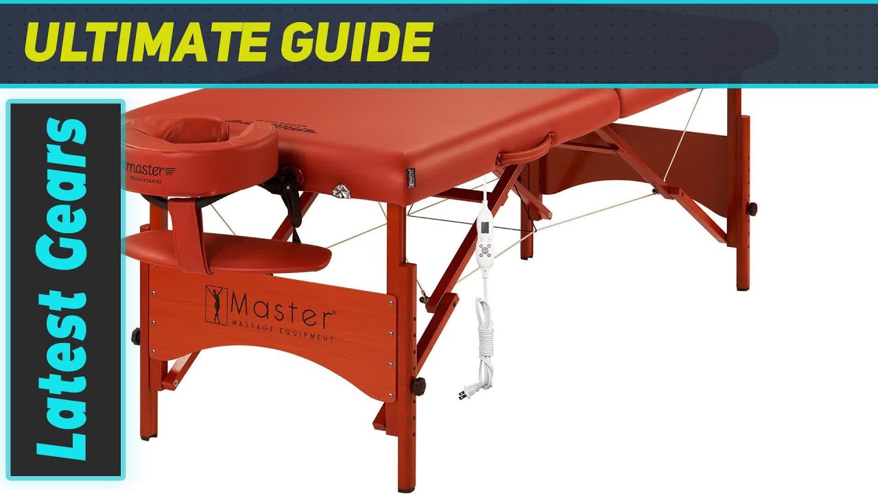 Master Massage Fairlane Therma-Top 28-Inch Portable Heated Massage Table Package: