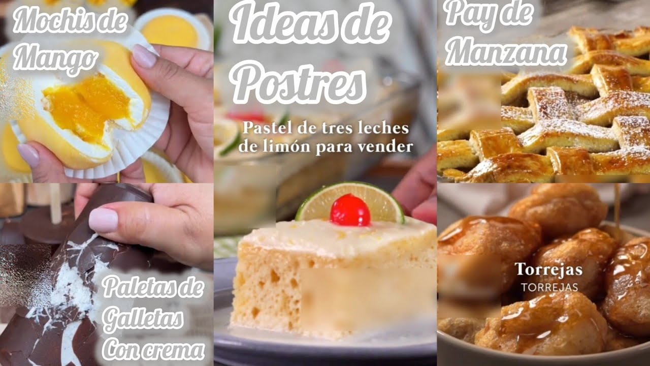 5 recetas de postres faciles #postres #recetas #cocina #tutorial #pasoapaso #viral #video #youtube