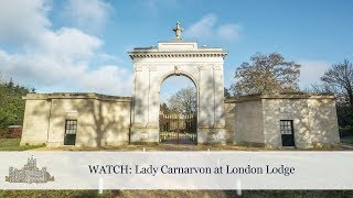 Lady Carnarvon at London Lodge