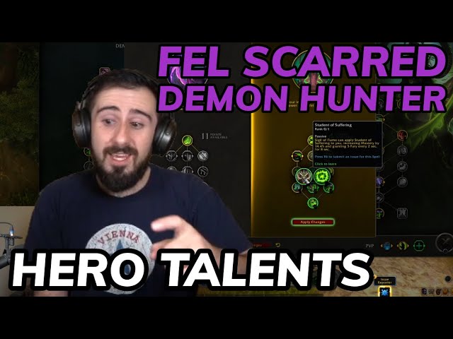 Fel Scarred Demon Hunter Hero Talents - War Within Alpha