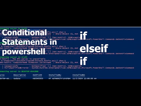 Conditional Statements in Powershell | Powershell IF else if Statement ...