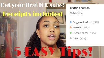 How to get your first 100 subscribers FAST (proof included!)