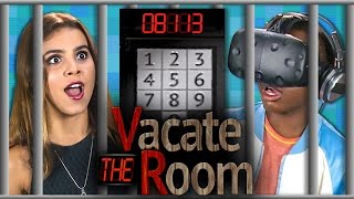 VACATE THE ROOM - VR HTC Vive (Teens React: Gaming)