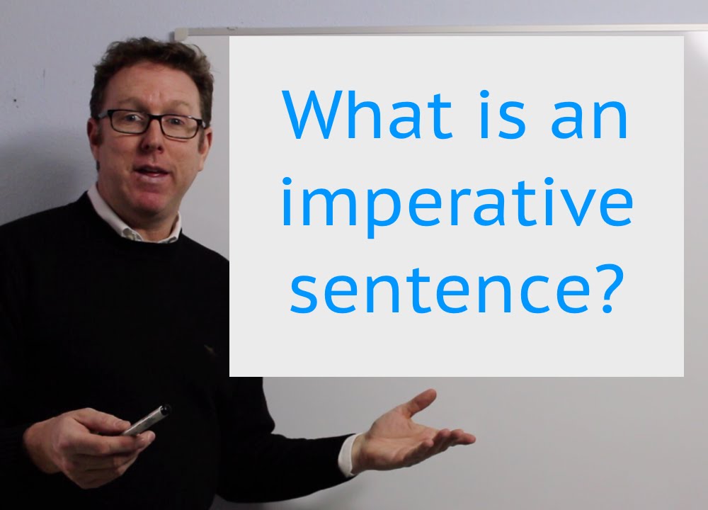what is imperative sentence and give example