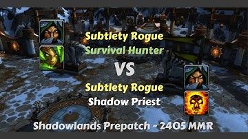 Subtlety Rogue Shadowlands Prepatch - What happens when people don