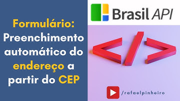 Preenchimento automático do endereço a partir do CEP usando HTML + JavaScript + BrasilAPI