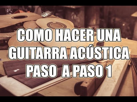Vídeo: Com Fer Una Guitarra Casolana