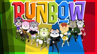 【Runbow】わんこ大集合！色を駆け抜けゴールを目指せ！【8人コラボ配信】