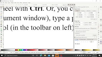 Inkscape Tutorial-2 | Zoom and Pan