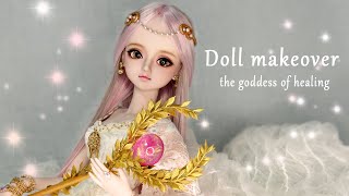 인형을 아름다운 치유의 여신으로 꾸며봤어요! the goddess of healing Repaint Custom OOAK Doll /딩가의 회전목마 (DINGA)
