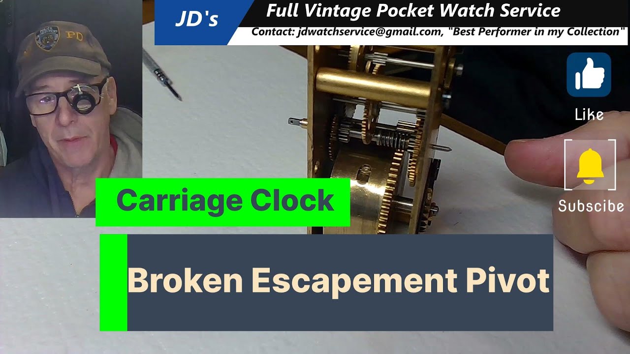 Carriage Clock Broken Escapement