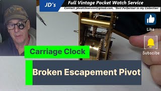Carriage Clock Broken Escapement