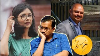 Delhi CM Kejriwal’s aide in AAP MP Swati Maliwal case