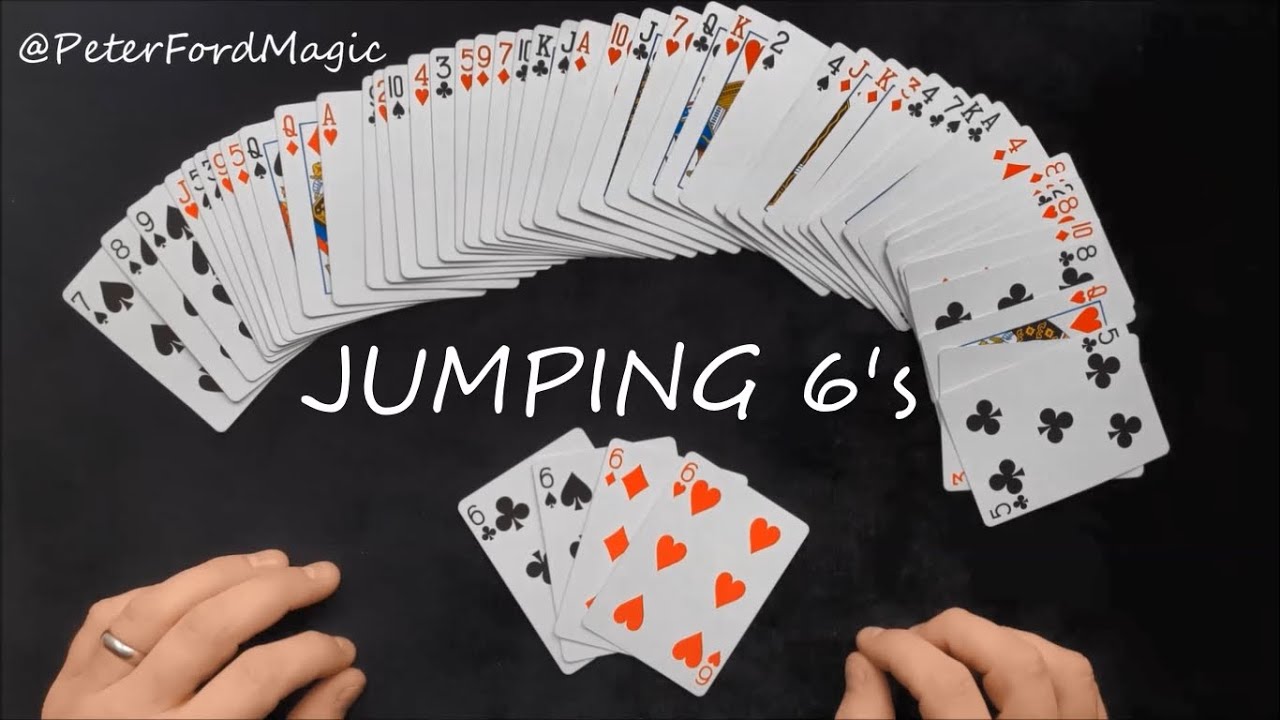 JUMPING 6's CARD MAGIC & TUTORIAL YouTube