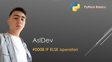 #0008 if else operatori | shart operatori | EFP_uz | AslDev