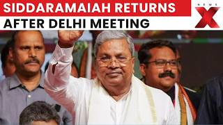 K'taka Power Tussle: Karnataka CM Siddaramaiah Returns To Bengaluru After Key Delhi Meeting | NewsX