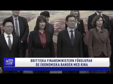 Brittiska finansministern fördjupar de ekonomiska banden med Kina