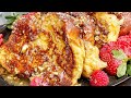 BUTTER PECAN FRENCH TOAST | WITH  HOMEMADE BUTTER SYRUP