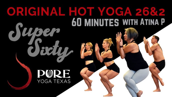 pureyogatv 60-min Original Hot Yoga (Bikram Yoga class) LIVE! 