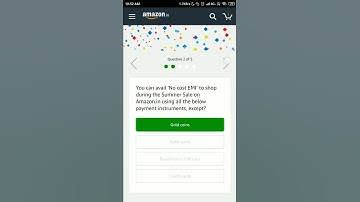 (26 Apr - 3 May) Amazon Summer Sale Quiz Answers | Win Rs 25000 Amazon Pay Balance