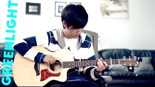 Video thumbnail of "Pitbull ft. Flo Rida Lunchmoney Lewis - Greenlight (Fingerstyle Guitar Cover by Harry Cho)"