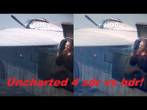 Uncharted 4 SDR vs HDR