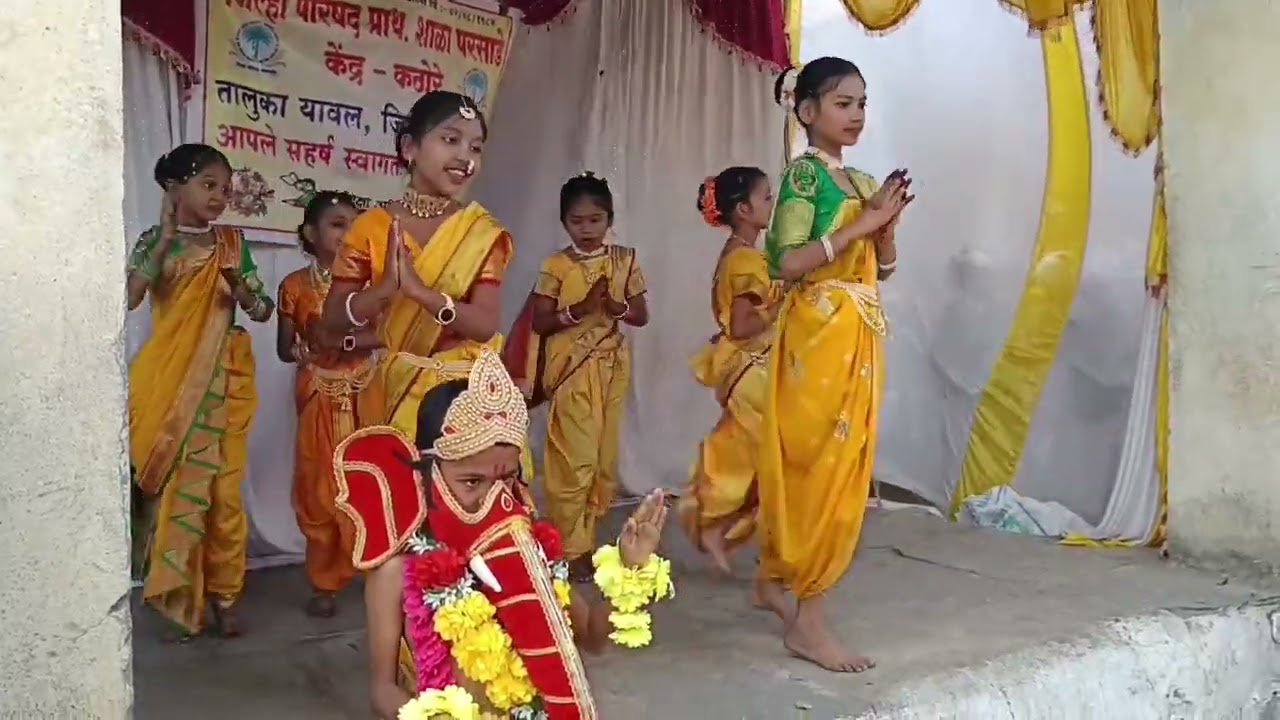 गणेश वंदना  जिल्हा परिषद  शाळा परसाडे 
